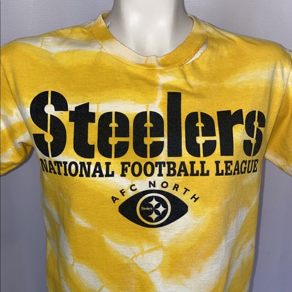 *CUSTOM DYED PITTSBURGH STEELERS TSHIRT - Picture 2 of 4